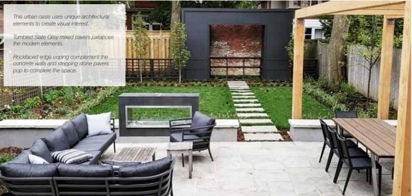 Banas Slate Grey Square Cut Flagstone - Image 4