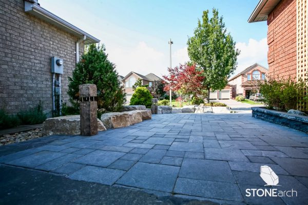 Black Limestone Square Cut Flagstone - Image 2