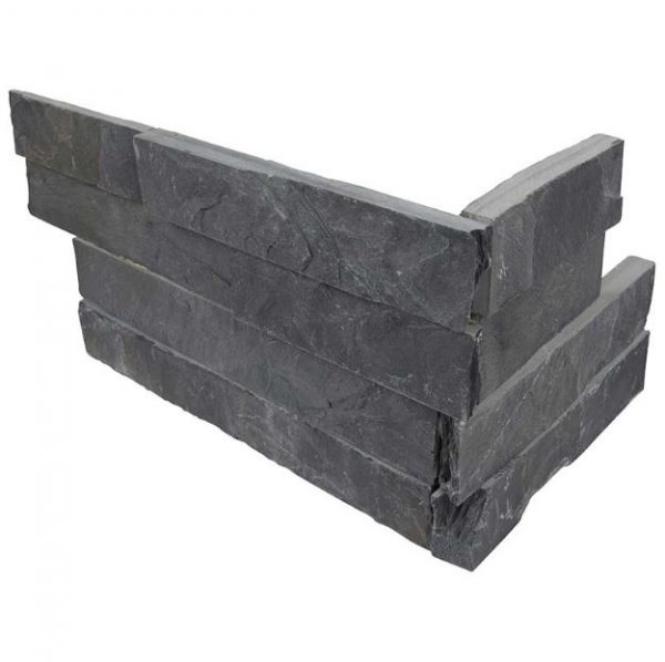 Premium Black Rockmount Stacked Stone Panels - Image 2